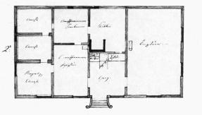 Miniature af billedet Grundplan fra 1837 over Ebeltoft rådhus
